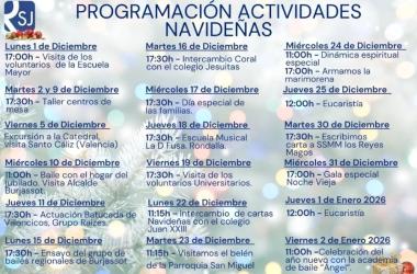 Programa Navidad de la Residencia San José.