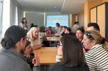 Jornada de trabajo con profesionales de todas las áreas de la Residencia, de donde salió el Grupo Promotor.