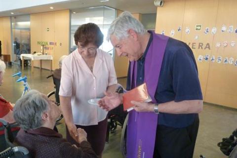 Celebración sacramental en la Residencia San José de Burjassot