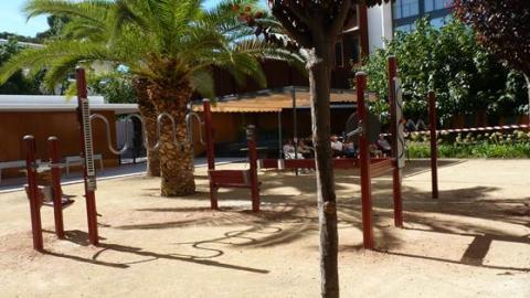 Gimnasio al aire libre en la Residencia San José de Burjassot