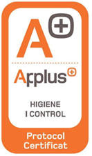 Sello Certificado Protocolo Higienización y Control Applus+