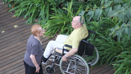 El jardín es completamente accesible