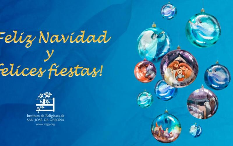 Felicitación de Navidad de la Residencia y del Instituto de Religiosas de San José de Gerona