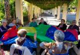 Actividad en el parque cercano a la Residencia San José, Burjassot